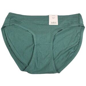 Auden Womens Size Small 4-6 Bikini Panty Ultra Soft Moss Green New With Tags